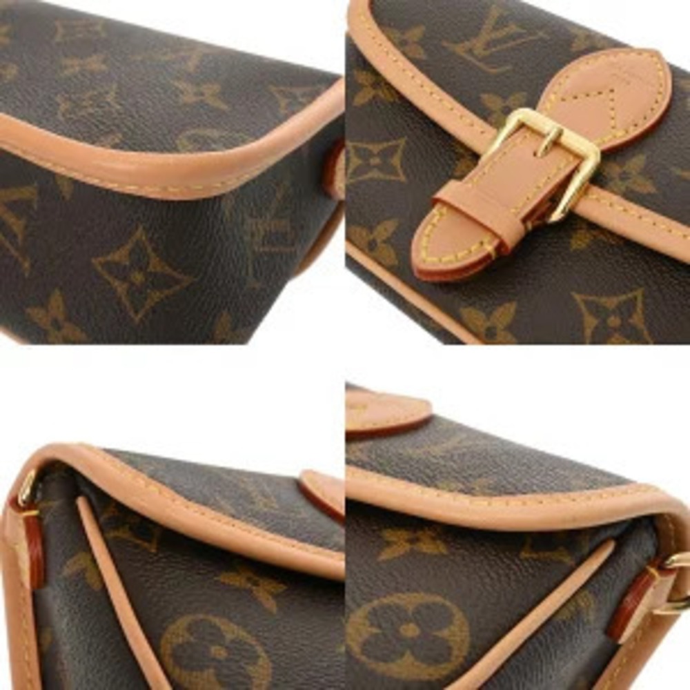 Louis Vuitton Monogram Diane Brown Canvas Shoulder Bag - Picture 6 of 7